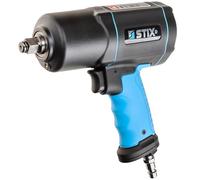 Stix Avvitatore ad aria compressa STT-19 1/2" - Coppia di rilascio massima 1900 Nm - Avvitatore ad aria compressa con meccanismo a doppio martello ad alte prestazioni e braccio di vibrazione