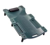 Stix - Carrello a rotelle per auto da officina, 101 cm, lettino per officina, portata massima 150 kg con poggiatesta, 6 ruote, con ripiani per utensili