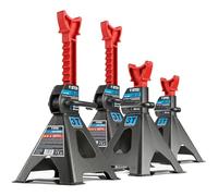 STIX Cavalletti di Supporto Auto 3T JS-3T per Officina, Set da 4 Pezzi