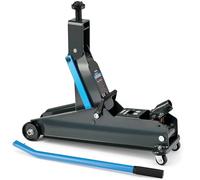 STIX Cric idraulico OLN-06 - Cric idraulico 3 T - altezza di sollevamento 200 - 570 mm, ruote a 360° - 2 cuscinetti in gomma - per SUV, furgoni, fuoristrada