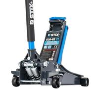 STIX Cric idraulico SLN-02 - Cric idraulico 3 tonnellate, 85-430 mm, doppia pompa, ideale per officina e garage
