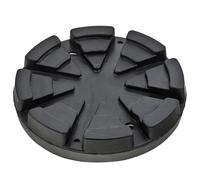 Stix Cuscinetto in gomma, blocchetto in gomma 125x120x24mm - Ponte sollevatore, cric - Blocco in gomma per martinetto di manovra