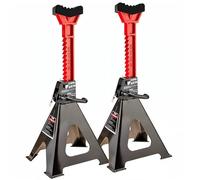 Stix JS-6T Set di 2 cavalletti di Supporto per Auto 6000kg, 2 Pezzi Altezza Regolabile