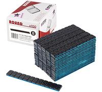 Stix Pesi adesivi, rotondi, sottili, 1200 pezzi, 5 g, 100 strisce da 60 g, verniciate a polvere, zincate, 3,5 mm, per cerchioni in alluminio, 6 kg