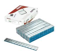 Stix Pesi adesivi super sottili, 600 pezzi, 2,5 g, 30 g, 50 pezzi, zincati, altezza 2 mm, con forte pellicola adesiva per cerchioni in alluminio