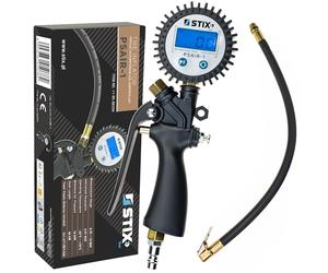 STIX PSAIR-1 Gonfiatore Digitale Pneumatici Manometro LCD 250 PSI