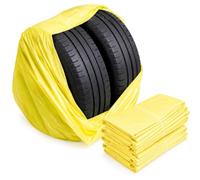 Stix Sacchetti per Pneumatici XXL 100x100cm Gialli, 200 Pezzi Fino a 22"