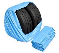 Stix Automotive Equipment Sacchetti per pneumatici - 200 pezzi - 100x100cm - Sacchetti in LDPE - blu