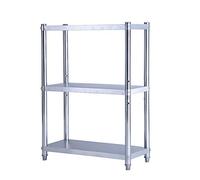 Stless - Scaffale da cucina a 3 ripiani, sottile, per frigo, multi strato, profondità 20 cm, larghezza 25 cm, ideale per piccoli (25 x 40 x 80 cm)