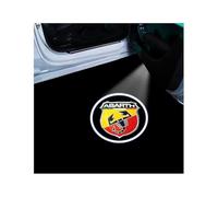 STLYBAZ 2 Pezzi luci per Porta Auto Luce di Benvenuto per Abarth, Auto Logo Luce per Portiera Auto Benvenuto Proiettore Accessori