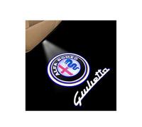 STLYBAZ 2 Pezzi luci per Porta Auto Luce di Benvenuto per Alfa Romeo Giulietta, Auto Logo Luce per Portiera Auto Benvenuto Proiettore Accessori