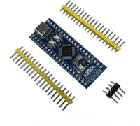 STM32F103C8T6/CBT6 ARM Cortex-M3 Scheda di sviluppo 72MHz USB-C | Memoria flash da 64 KB/128 KB, scheda compatta da 53 x 21 mm, tasti NRST/BOOT0, cavo piatto incluso per progetti elettronici