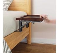 STMKB Comodino Pieghevole, Mensola Invisibile Per La Camera Da Letto, Design Triangolare Stabile, Altezza Regolabile, Facile Installazione, Mobile Contenitore Adatto Per Camera Da Letto E Soggiorno