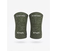 STMN FITNESS Ginocchiere WORKOUT 5mm, Neoprene ad Alta Densità, Front Panel Rinforzato, Fodera Antiscivolo, Vendute in Coppia, Camouflage (XL)
