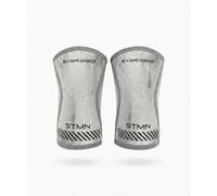 STMN FITNESS Ginocchiere WORKOUT 7mm, Neoprene ad Alta Densità, Supporto e Compressione, Front Panel Rinforzato, Vendute in Coppia, Steel Fury (XL)