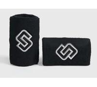 STMN Fitness - Polsini Profilo Alto in Spugna | Protezione, Comfort e Stile | Nero | Cross Training, Calisthenics, Ginnastica, Palestra