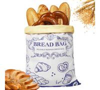 Stnopw Sacchetti riutilizzabili per pane in cera d'api - Grande capacità in coto