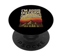 Sto andando fuori quindi se qualcuno mi chiede che sono eccezionale PopSockets PopGrip Adesivo