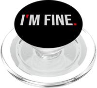 Sto bene. citazione motivazionale, mentalità positiva. PopSockets PopGrip per MagSafe