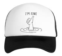 Sto Bene Come Una Mano Che Fa Il Pollice In Su Sulla Superficie Dell'acqua Snapback Da Baseball Flessibile Per Cappellino Da Bambino Per Ragazza Ragazzo Kid Cap Flexible Baseball Snapback For Boy Girl