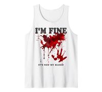 STO Bene Non è la mia Camicia Blood Splatter Bloody Canotta