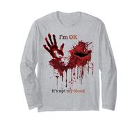 STO Bene Non è la mia Camicia Blood Splatter Horror Maglia a Manica