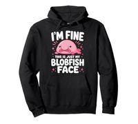 STO Bene, Questa È Solo La Mia Faccia da Pesce Blob, Felpa con Cappuccio