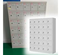 Sto Box portatile con 15 slot per ufficio e statistica della polizia | Nizer sicuro per tutti i modelli | 30-Device Capaci per una maggiore sicurezza ed efficienza