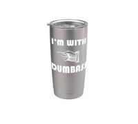 Sto con Dumbass Funny Stupid Bicchiere termico in acciaio inox doppia parete