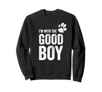 STO con Il Bravo Ragazzo - Funny Cute Dog Walking Felpa