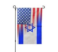 Sto con la bandiera di Israele Bandiera da giardino dell'America Dio prega per Israele Bandiera da cortile Bandiera forte di Israele Amo Israele Segno Bandiera da giardino di Israele gratuita Decora