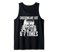 STO controllando la mia Lista 67 Volte Divertente Babbo Natale Meme Canotta