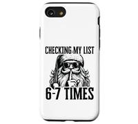 Sto controllando la mia lista 67 Volte Divertente Babbo Natale Meme Custodia per iPhone SE (2020) / 7/8