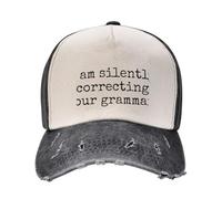 STO correggendo silenziosamente la Tua Grammatica. Cappello da Pesca Berretto da Baseball nel Cappello Anime Cappello da Donna 2025 da Uomo