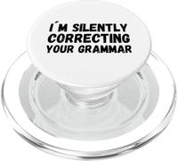 Sto correggendo silenziosamente la tua grammatica PopSockets PopGrip per MagSafe