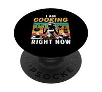 Sto cucinando proprio ora Studentesse di cucina Chef casalin PopSockets PopGrip Adesivo