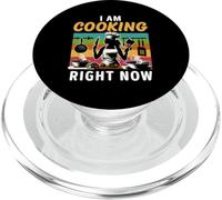 Sto cucinando proprio ora Studentesse di cucina Chef casalin PopSockets PopGrip per MagSafe