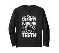Sto giudicando silenziosamente i tuoi denti per il Maglia a Manica