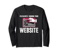 STO giudicando silenziosamente Il Tuo Sito Web Maglia a Manica