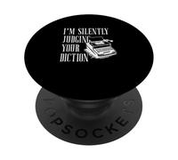 Sto giudicando silenziosamente la tua dizione Stenografia Reporter del tribunale PopSockets PopGrip Adesivo