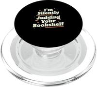 Sto giudicando silenziosamente la tua libreria Un lavoratore della biblioteca pubblica PopSockets PopGrip per MagSafe