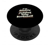 Sto giudicando silenziosamente la tua libreria Un lavoratore della biblioteca pubblica PopSockets PopGrip Adesivo