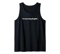 STO imparando l'inglese. Parola Inglese Divertente Canotta