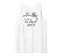 STO O Facendo LA Ceramica O PENSANDO A Ci Meme sul Retro Canotta