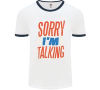 Sto Parlando Divertente Sarcasmo Slogan Uomo Ringer T-Shirt