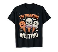 Sto pazza che si scioglie il gelato di Halloween Desdesign Maglietta