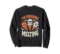 Sto pazza che si scioglie il gelato di Halloween Felpa