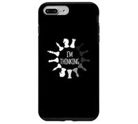 Sto pensando divertente giocatore di scacchi Pezzi Gioco da tavolo Caricamento Custodia per iPhone 7 Plus/8 Plus