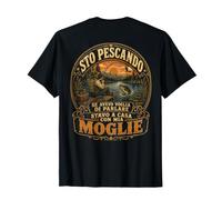 STO pescando Non Disturbate Pescatore Divertente Maglietta