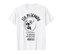 Sto Pescando Se Avevo Voglia Di Parlare Uomo Detto Pescatore Maglietta